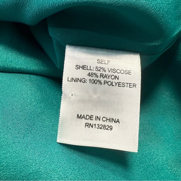 LPA V-Neck Asymmetrical Ruffle Jade Leopard Print Mini Dress Size XL Revolve - Picture 7 of 8